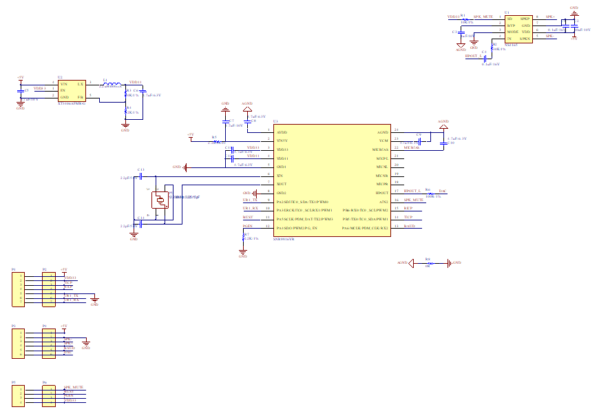 SNR9916TTS模块原理图